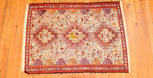 Kilim Seneh Soie Iran